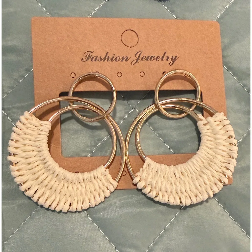 Dolphin Ore & Mixed Statement Earring Lot 8 Pairs Tassel Floral Wood Boho Boho
